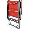 Кресло складное KOVEA TITAN FLAT CHAIR II L SUNSET, красный